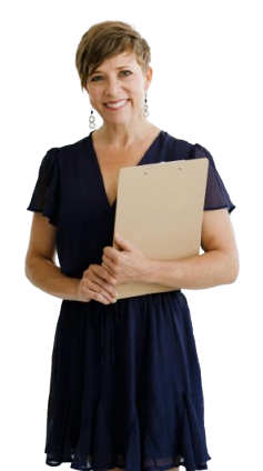 Instructor with clipboard
